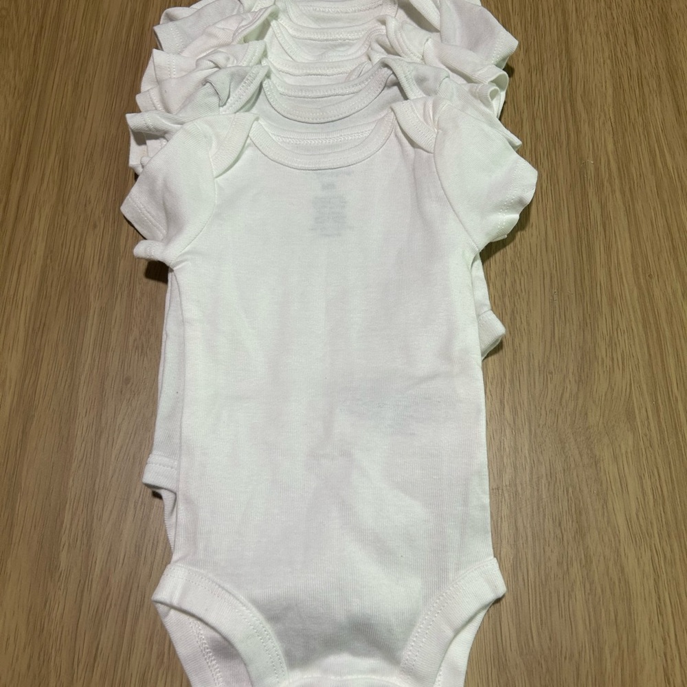 Carter’s White Baby Onesie Set of 6